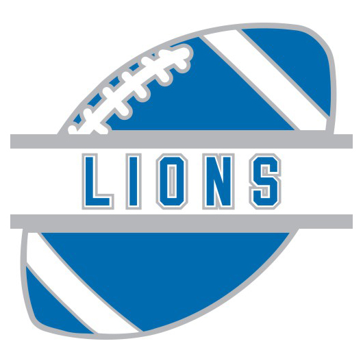 Football Detroit Lions Logo vinyl decal